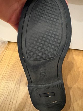 Botines piel T 35 unisex negro de piel suela goma