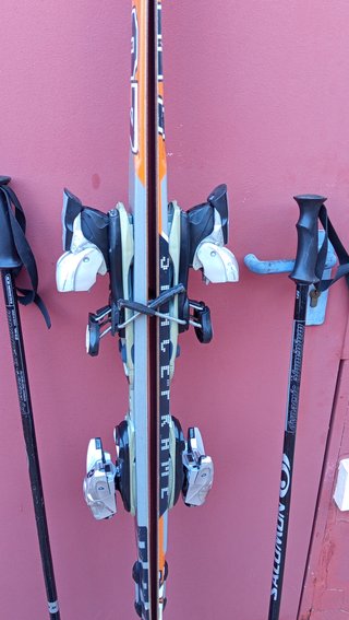 Esquís Salomon Crossmax 07+Botas Talla 41+bastones