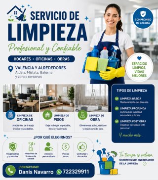 LIMPIEZA PROFESIONAL DE PISOS, OFICINAS Y OBRAS