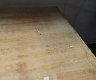 Scrivania in legno massello