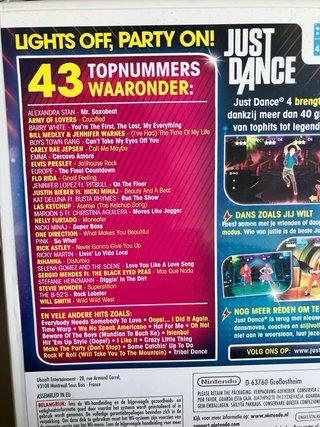 Just Dance 3 y 4 Wii PAL