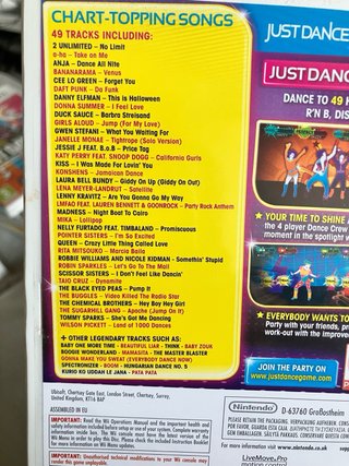 Just Dance 3 y 4 Wii PAL