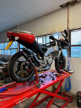Aprilia rs50 malossi mhr team
