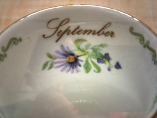 Juego 2 Tazas Cerámica Inglesa Flores