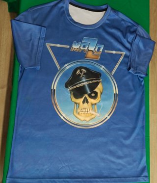Camiseta Mazo Calavera Fumar Talla M