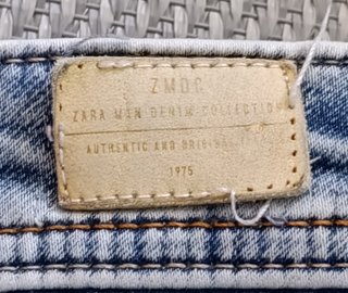 Bermuda Vaquera Zara Hombre Talla 38 Rotos