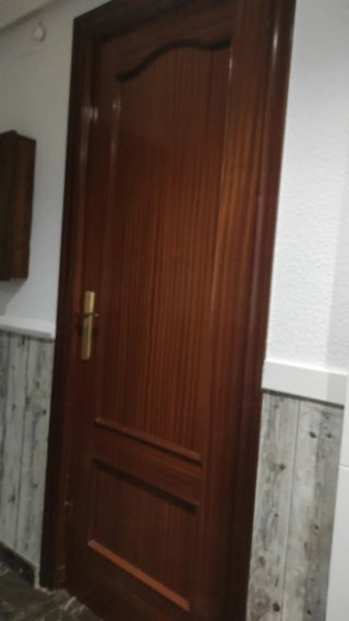 Puertas de madera con cristal