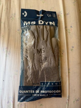 Pack 2 pares de Guantes anticorte MS DYN Talla 9