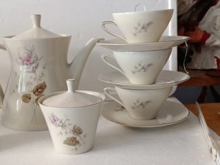 Servizio porcellana vintage rose