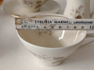 Servizio porcellana vintage rose