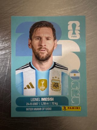 Cromo Mundial Messi Inter Miami CF