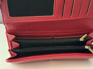 Cartera de mujer roja