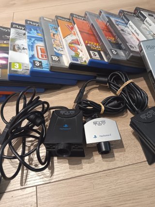 Pack PS2: 10 Juegos + 1 Mando ps1+ 3 Eye Toy