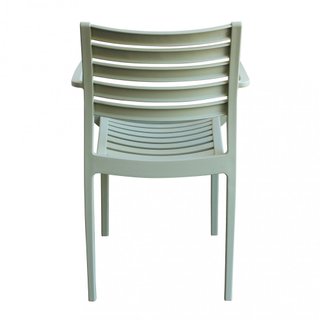 Sedia da Esterno con Braccioli Resina Verde Menta