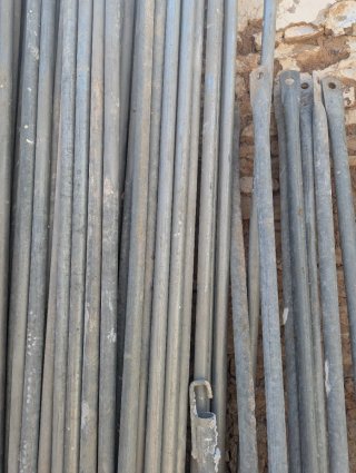 ANDAMIOS por piezas. Porticos, crucetas y planchas