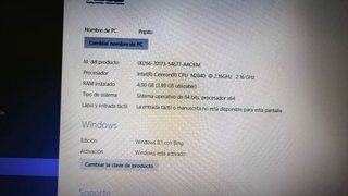Portátil ASUS Negro