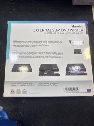 Masterizzatore DVD Esterno Hamlet