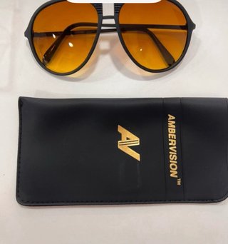 Gafas de sol aviador degradado marrón naranja
