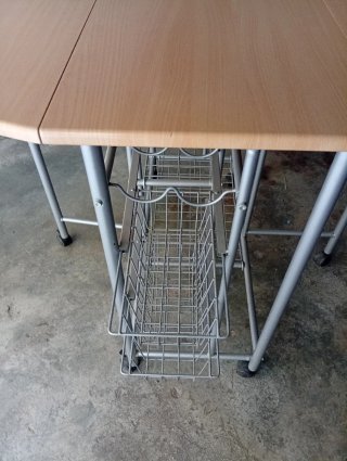 Mesa y 2 Sillas Plegables Cocina