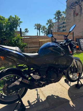 Kawasaki Z750 Azul Negra Naked