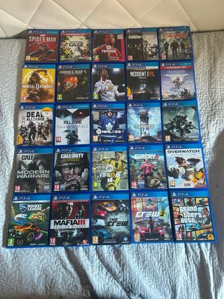 Lote de 25 Videojuegos PS4