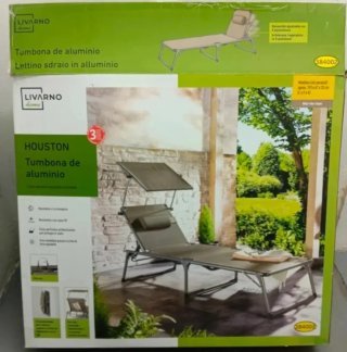Tumbona Livarno Lidl con parasol