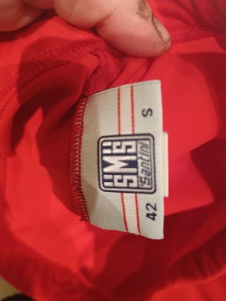Culotte ciclismo rojo Talla S