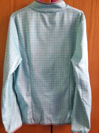 Chaqueta azul geométrica Talla L