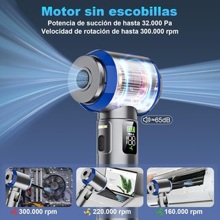 Aspiradora de mano 4 en 1  Potente y Portátil