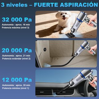 Aspiradora de mano 4 en 1  Potente y Portátil