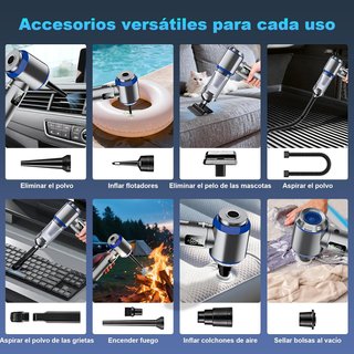 Aspiradora de mano 4 en 1  Potente y Portátil