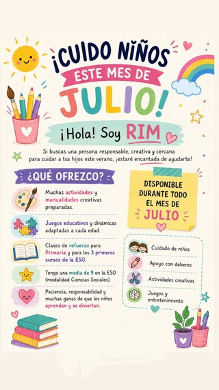 Servicio niñera