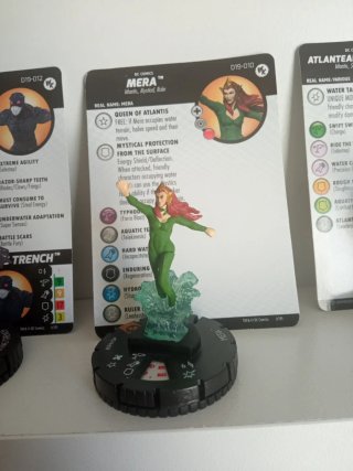 PACK HeroClix Mera, King Trench y Atlantean Genera