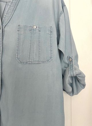 Camisa  Zara azul