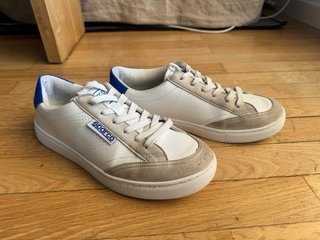 Zapatillas Sparco Blancas y Azules
