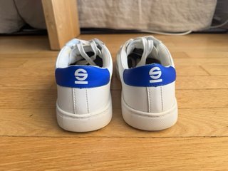 Zapatillas Sparco Blancas y Azules