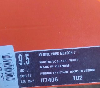 Nike Free Metcon 7 Talla 41