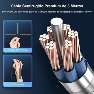 Endoscopio para móvil con adaptadores