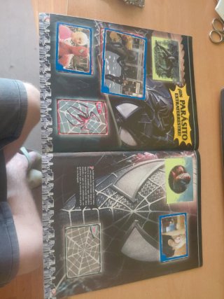 Album cromos spiderman 3 y libro de la pelicula