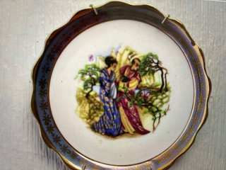 Juego 2 Platos Porcelana Limoges