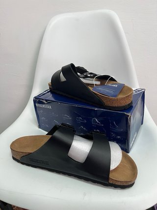 Sandalias Birkenstock Arizona Piel Negra Talla 43