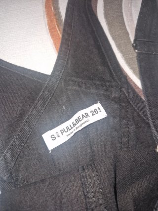 Peto vestido vaquero negro