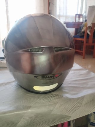 NUEVO Casco Moto TALLA L Shiro SH600 Chrome + fund