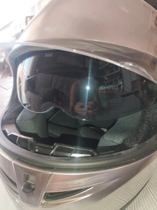 NUEVO Casco Moto TALLA L Shiro SH600 Chrome + fund