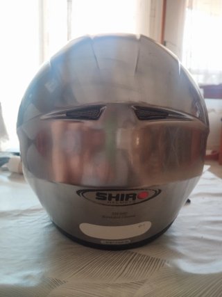 NUEVO Casco Moto TALLA L Shiro SH600 Chrome + fund