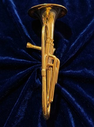 Tromba/Cornetta in Ottone Lucido Miniatura
