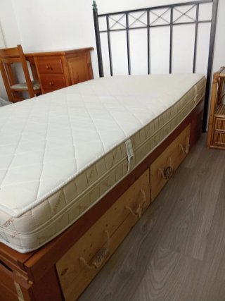 Somier articulado y colchón 105*180 + cabecero