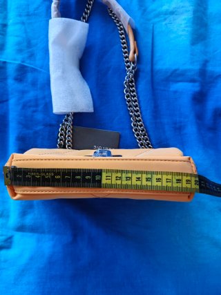 Bolso Parfois Acolchado Naranja Nuevo con Etiqueta
