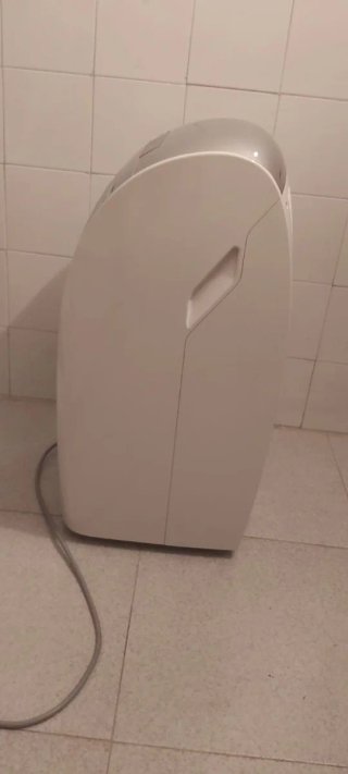 Climatizador Portátil Plata y Blanco