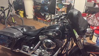 Harley-Davidson Negra - Moto Cruiser/Touring